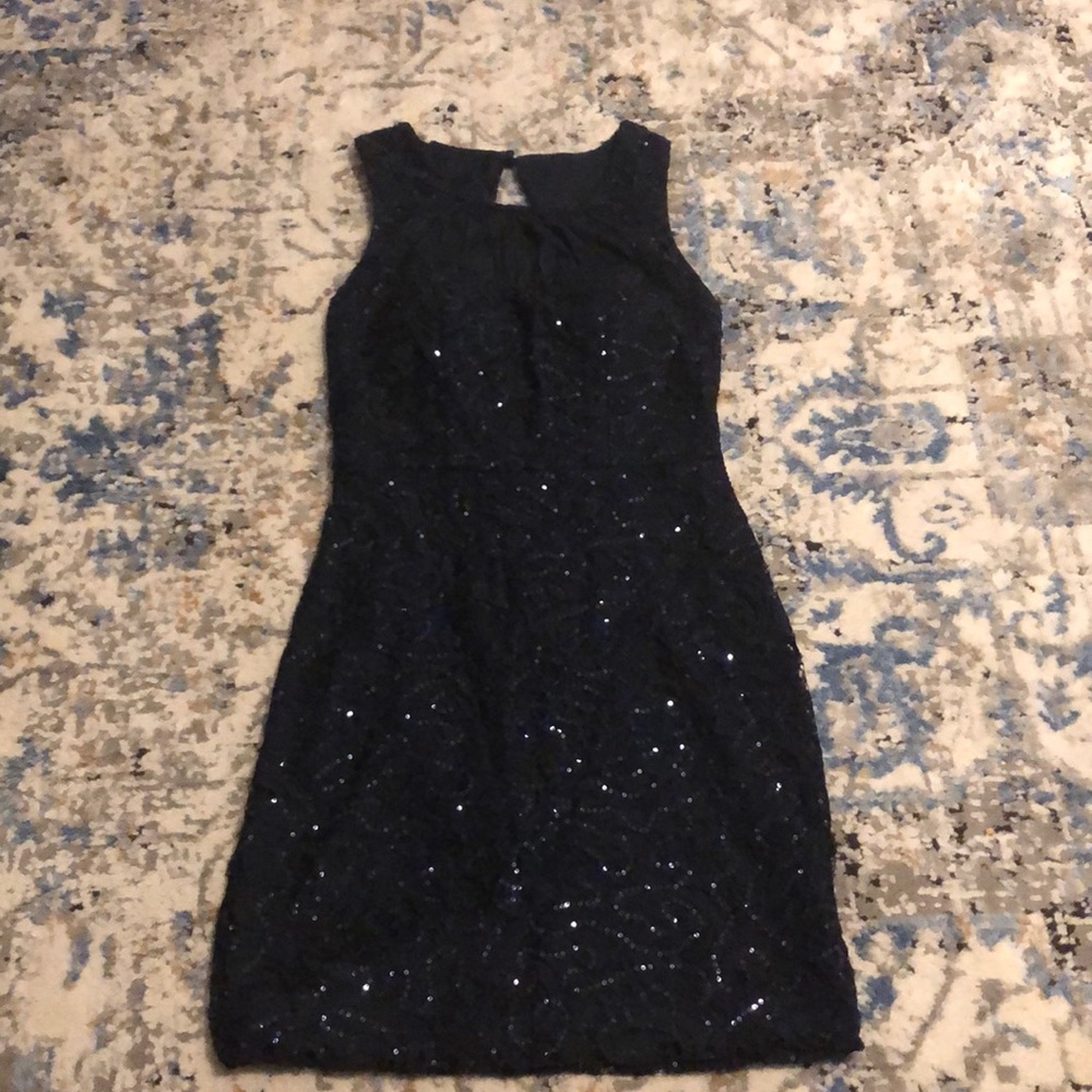 Sparkly blue dress